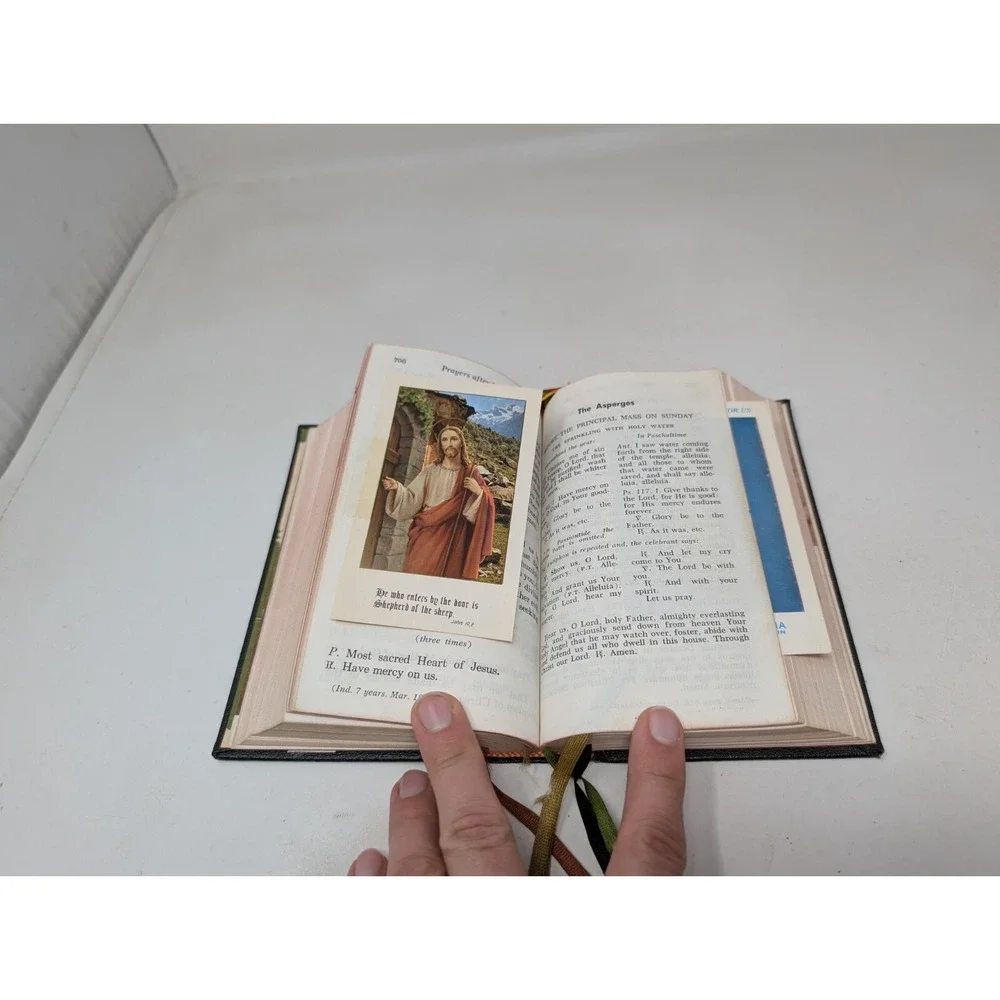Jesus Mary & Joseph JMJ‎ Daily Missal The Official Prayers Church Benzinger 1962